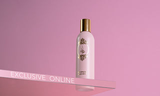 Khisla pink hairmist banner image with the message of exclusive online